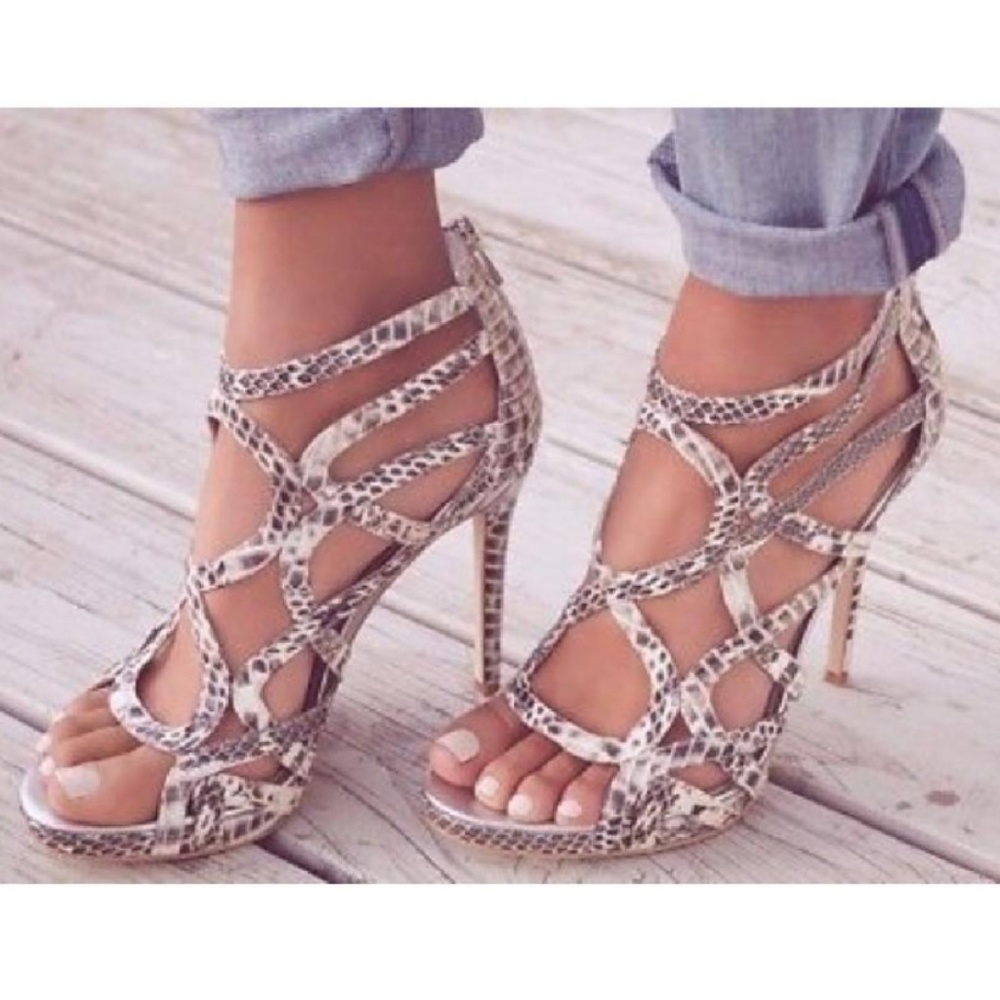 Sam Edelman "Eden" Snakeskin Pump